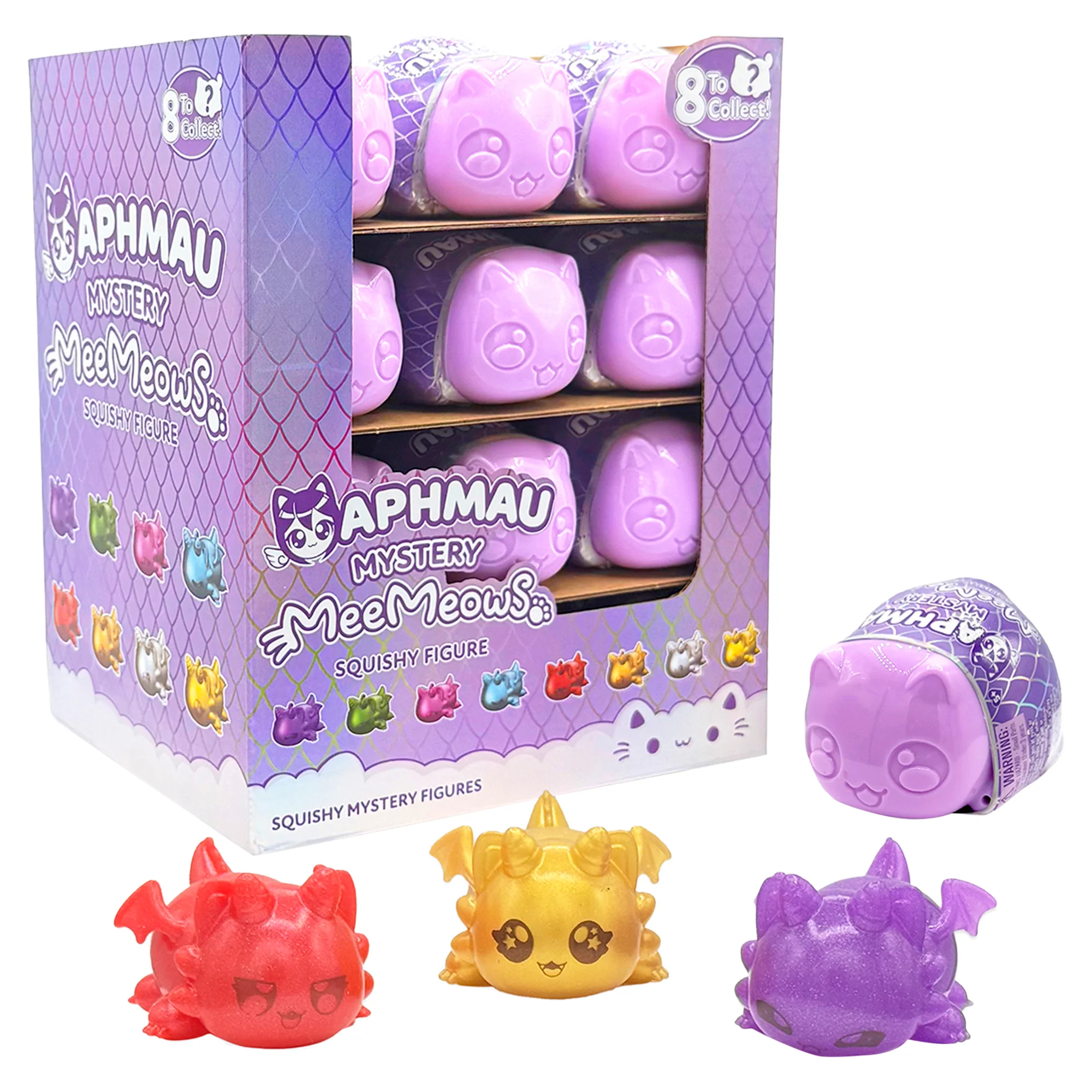 Aphmau MeeMeow Mystery Squishy Figures – Series 4 – Dragons - Image 4