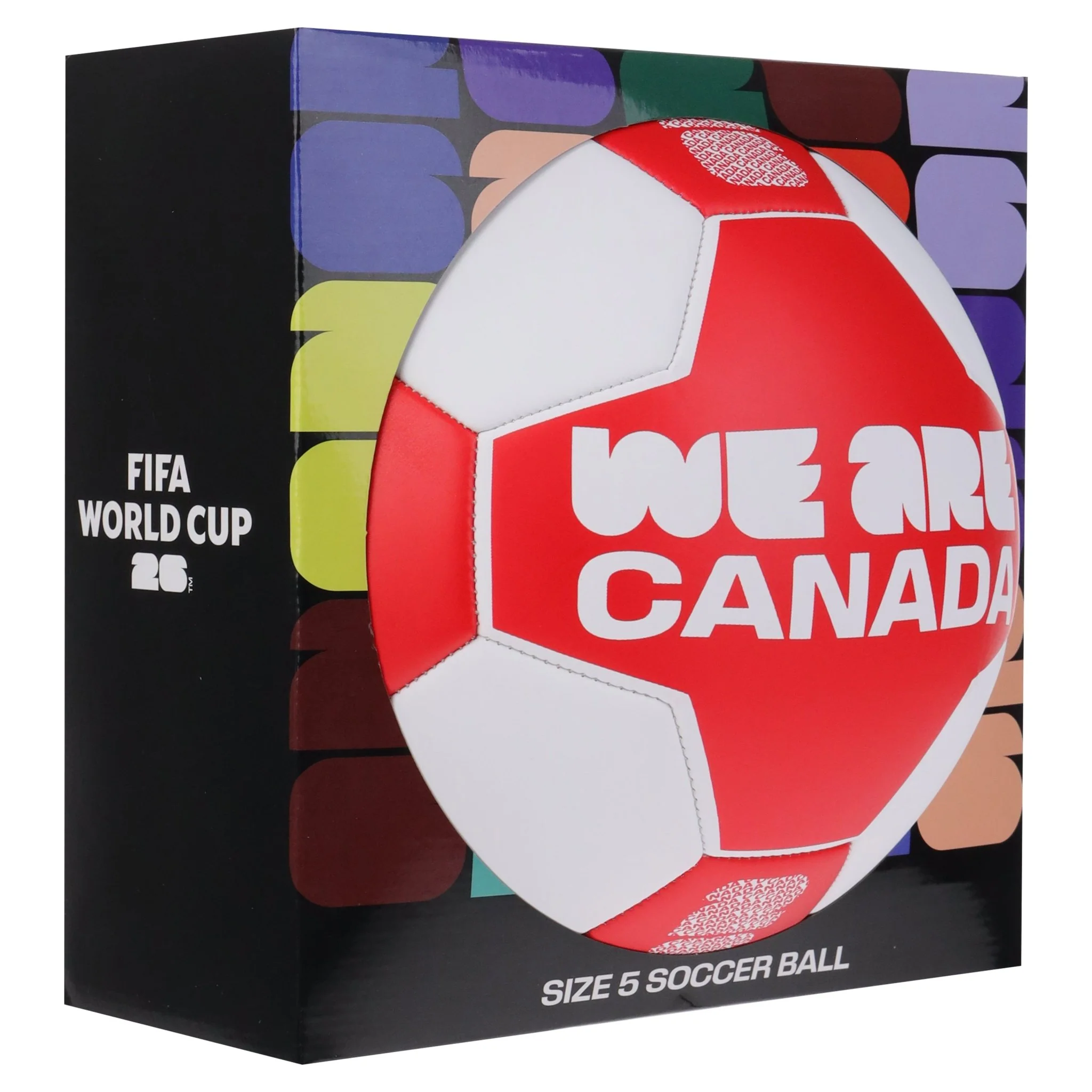 FIFA World Cup 26 We Are Canada Size 5 Soccer Ball - Image 3