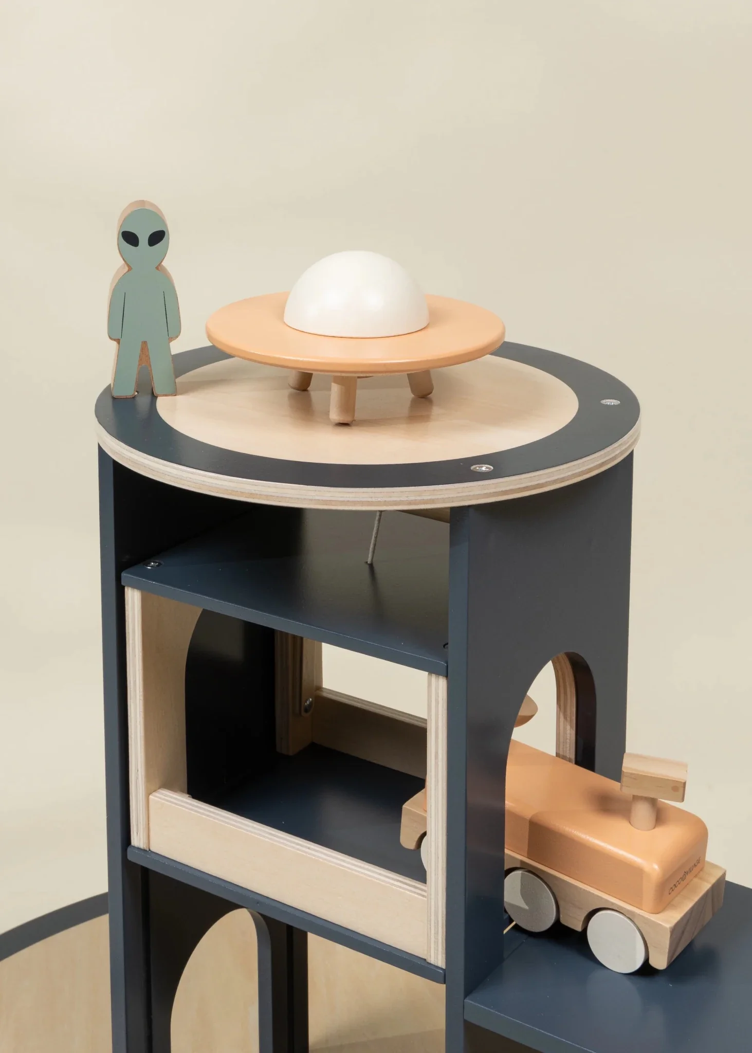 Coco Village Oversized Wooden Space Station Playset - Image 3