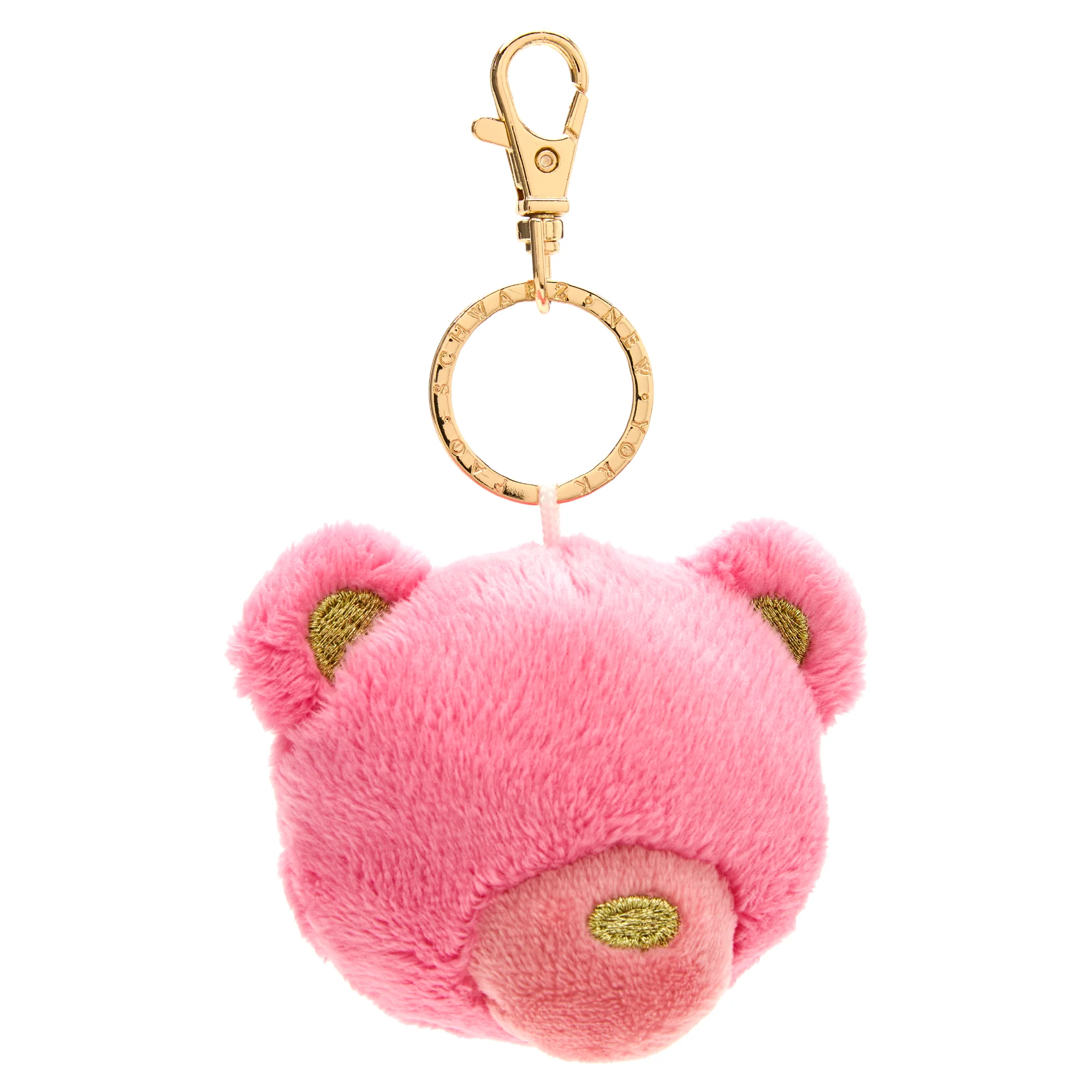 FAO Schwartz FAO Plush Keychain Bear Pink