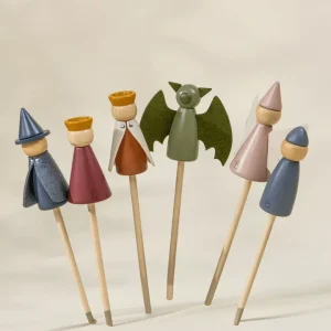 Coco Village Set of 6 Wooden Puppets