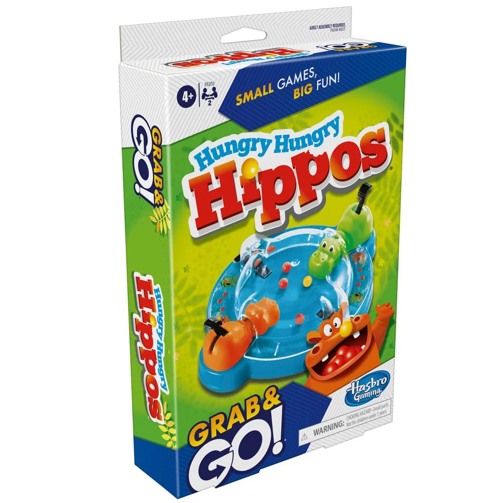 Hasbro Grab & Go Hungry Hungry Hippos - Image 3