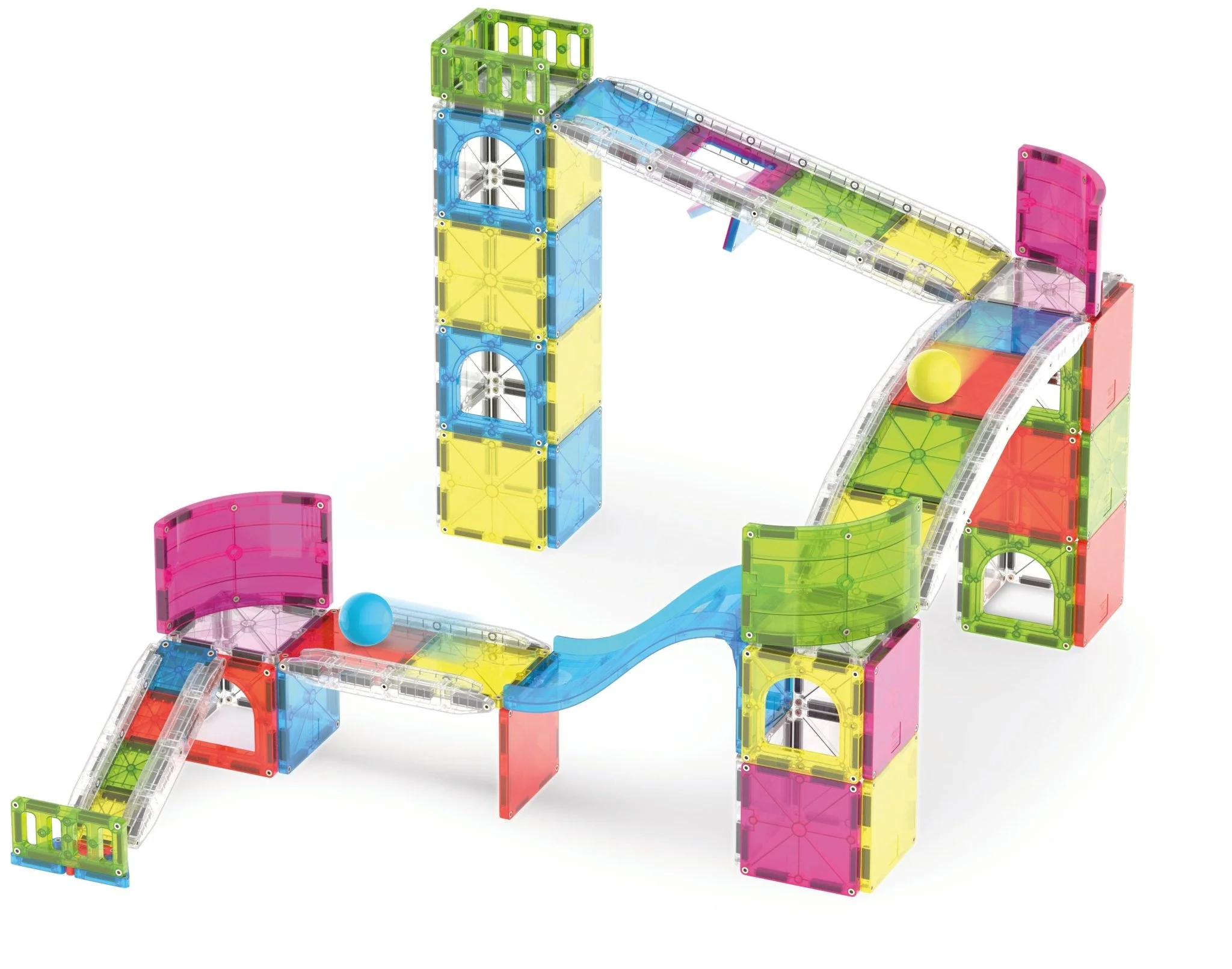 The Original MAGNA-TILES® Rail Racers Max 80-Piece - Image 2