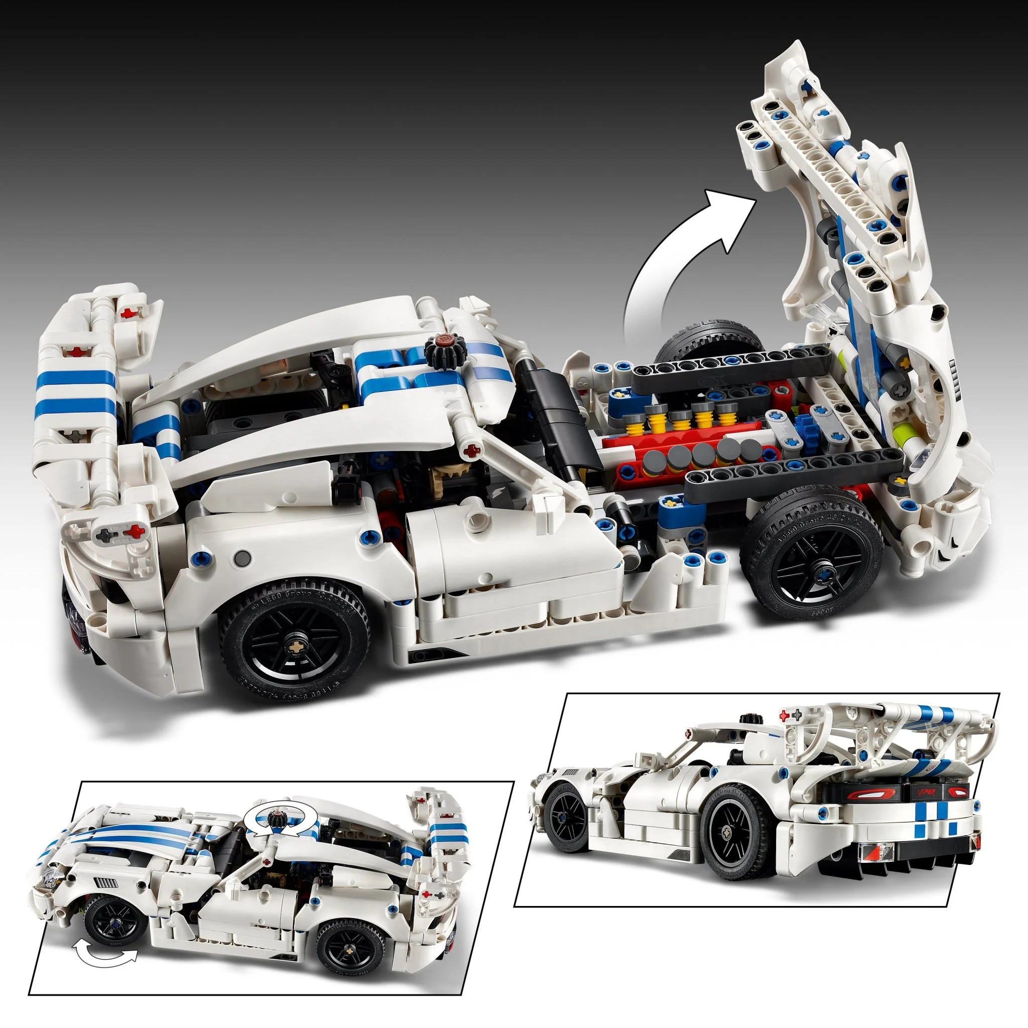 LEGO® Technic Dodge Viper GTS-R Sports Car 42234 - Image 5