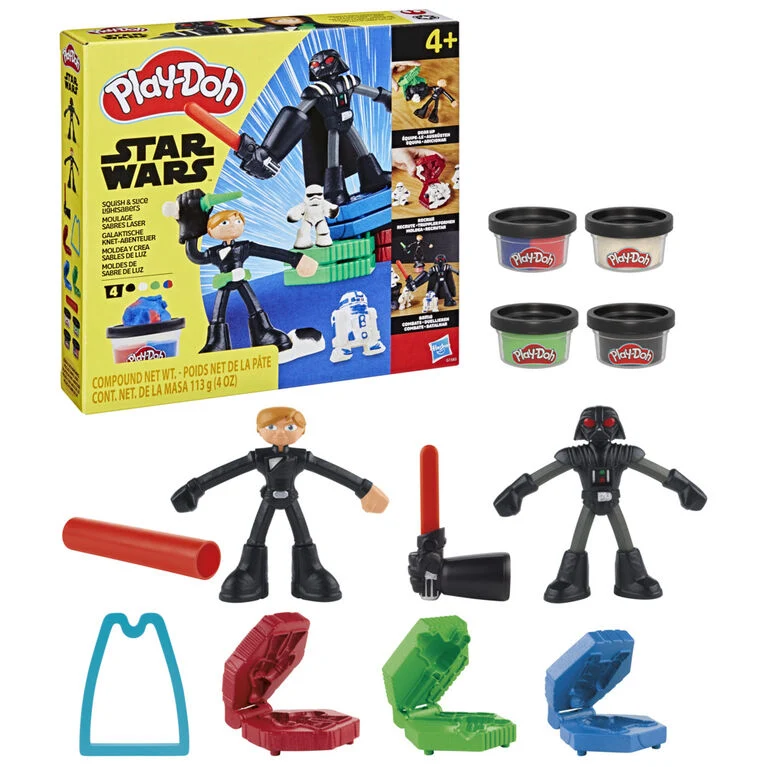 Play-Doh - Star Wars - Squish And Slice Lightsabers - Image 2