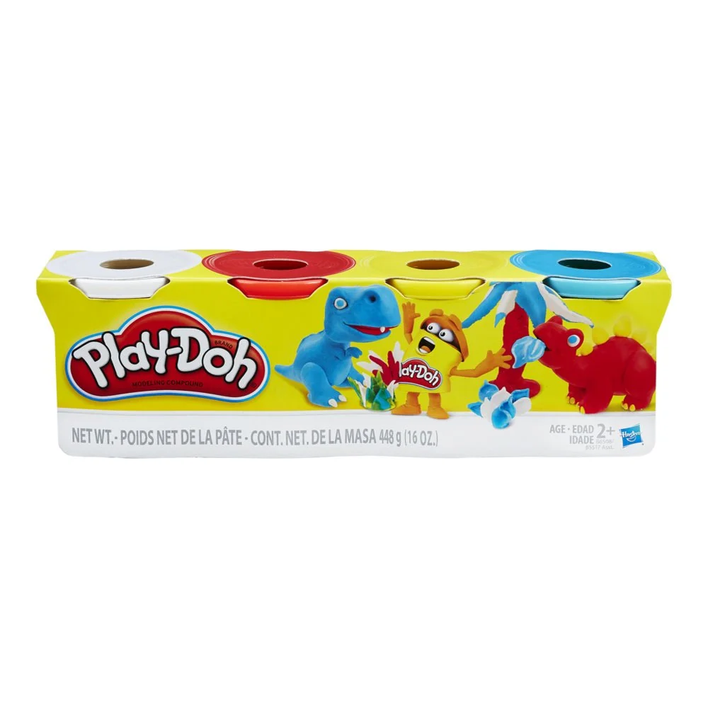 Play-Doh 4 Colour Pack Assorted