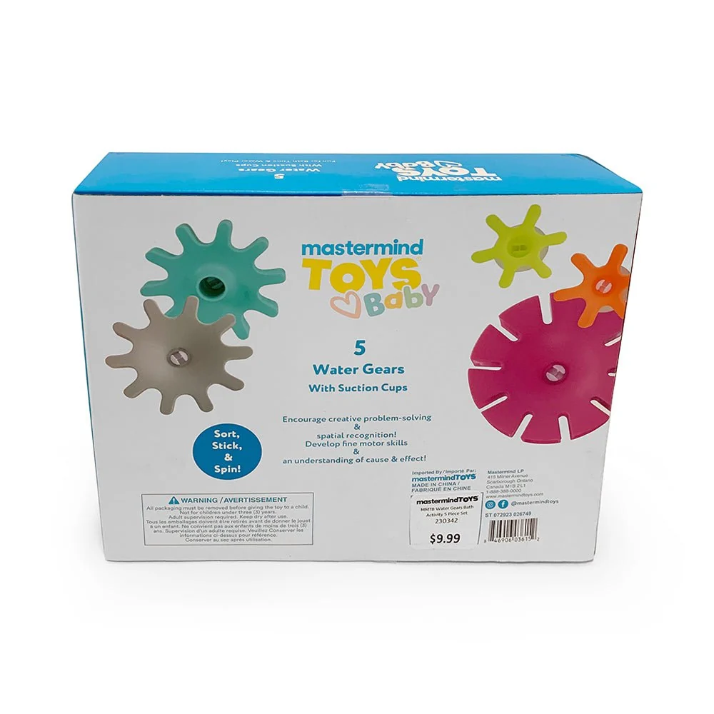 Mastermind Toys Baby Mastermind Toys Water Gears Bath Activity 5 Piece Set - Image 5