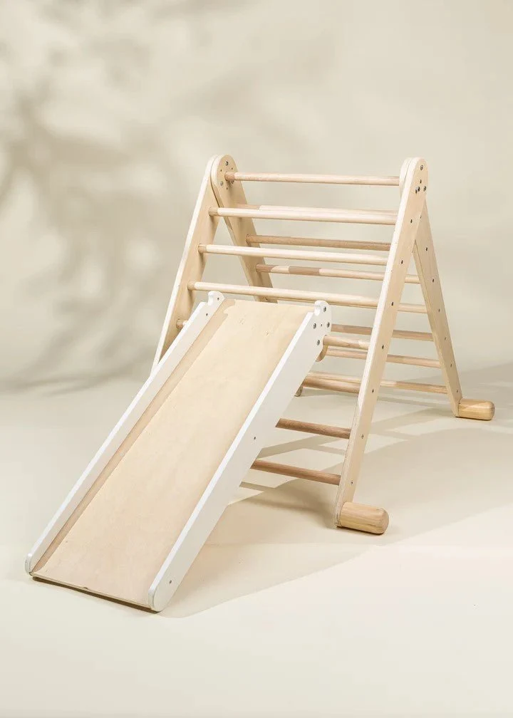 Coco Village Montessori 2-in-1 Grip Climber Board & Slide - Image 4
