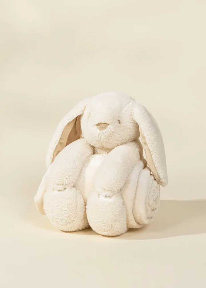 Coco Village Rabbit Plush Toy Snuggling Blanket - Image 2