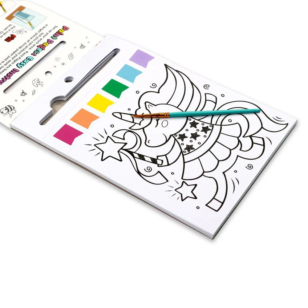 Bright Stripes Paint Pages: Magical Creatures - Image 5