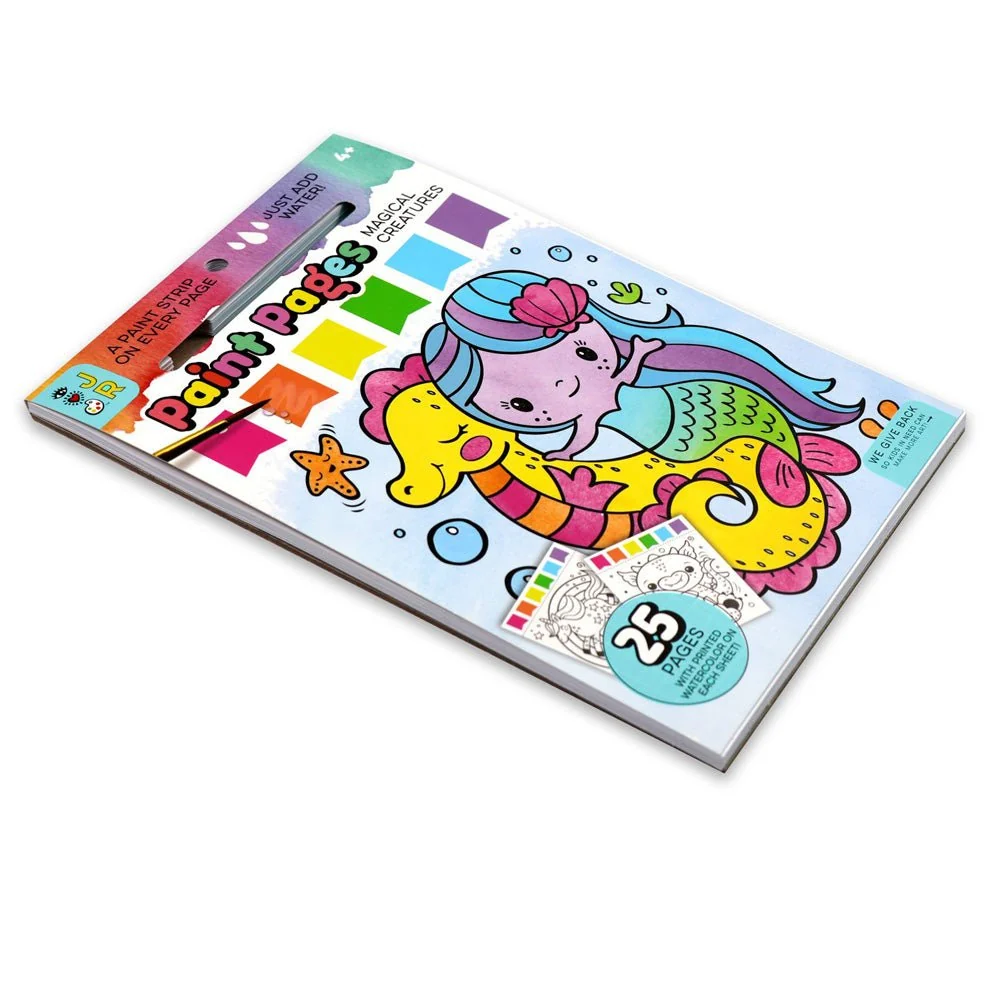 Bright Stripes Paint Pages: Magical Creatures - Image 2