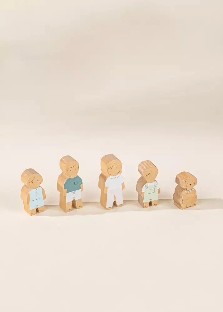 Coco Village Set of 5 Family Wooden Dollhouse characters - Image 17