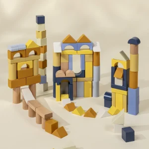 Coco Village Wooden Construction Blocks Set - 100pcs