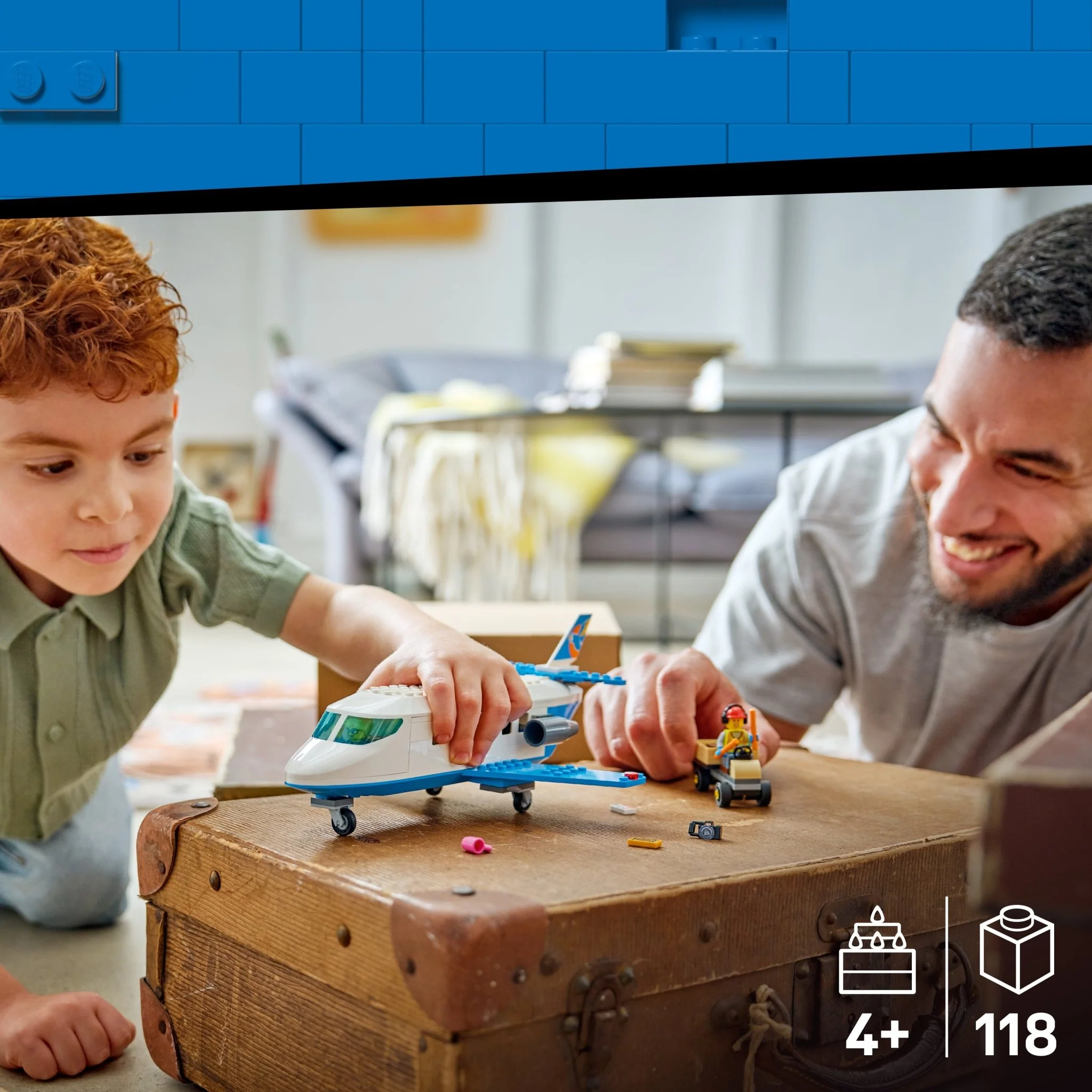 LEGO® City Passenger Jet Building Toy 60492 - Image 3