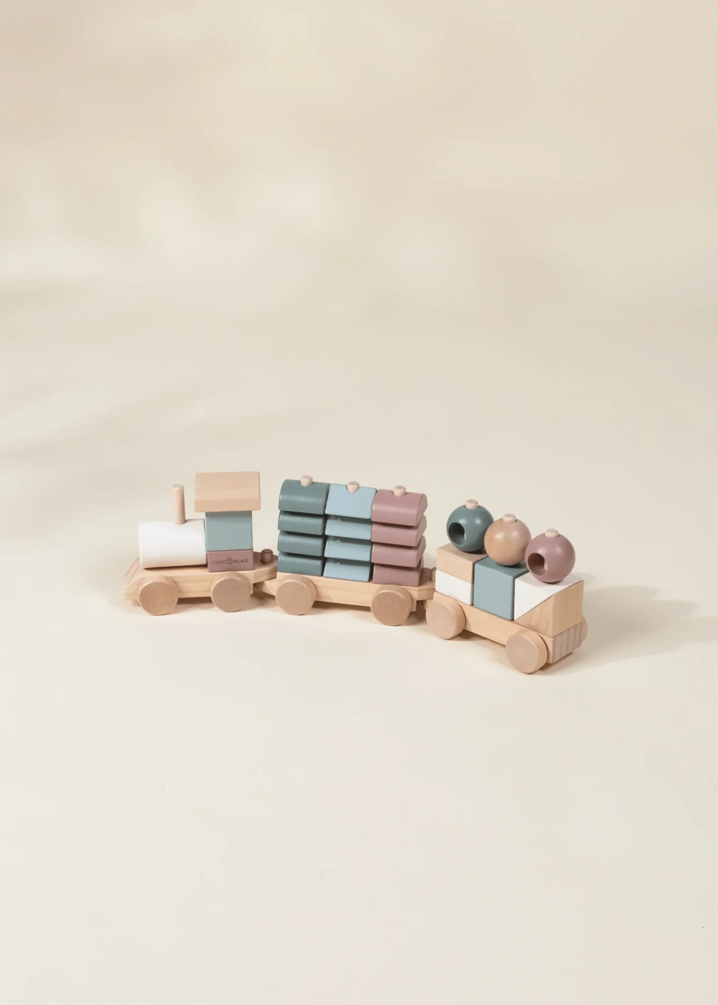 Coco Village Oversized Wooden Stacking Train
