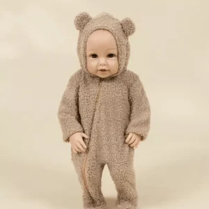 Coco Village CocoBaby 18" Baby Play Doll–Teddy Bear Onesie