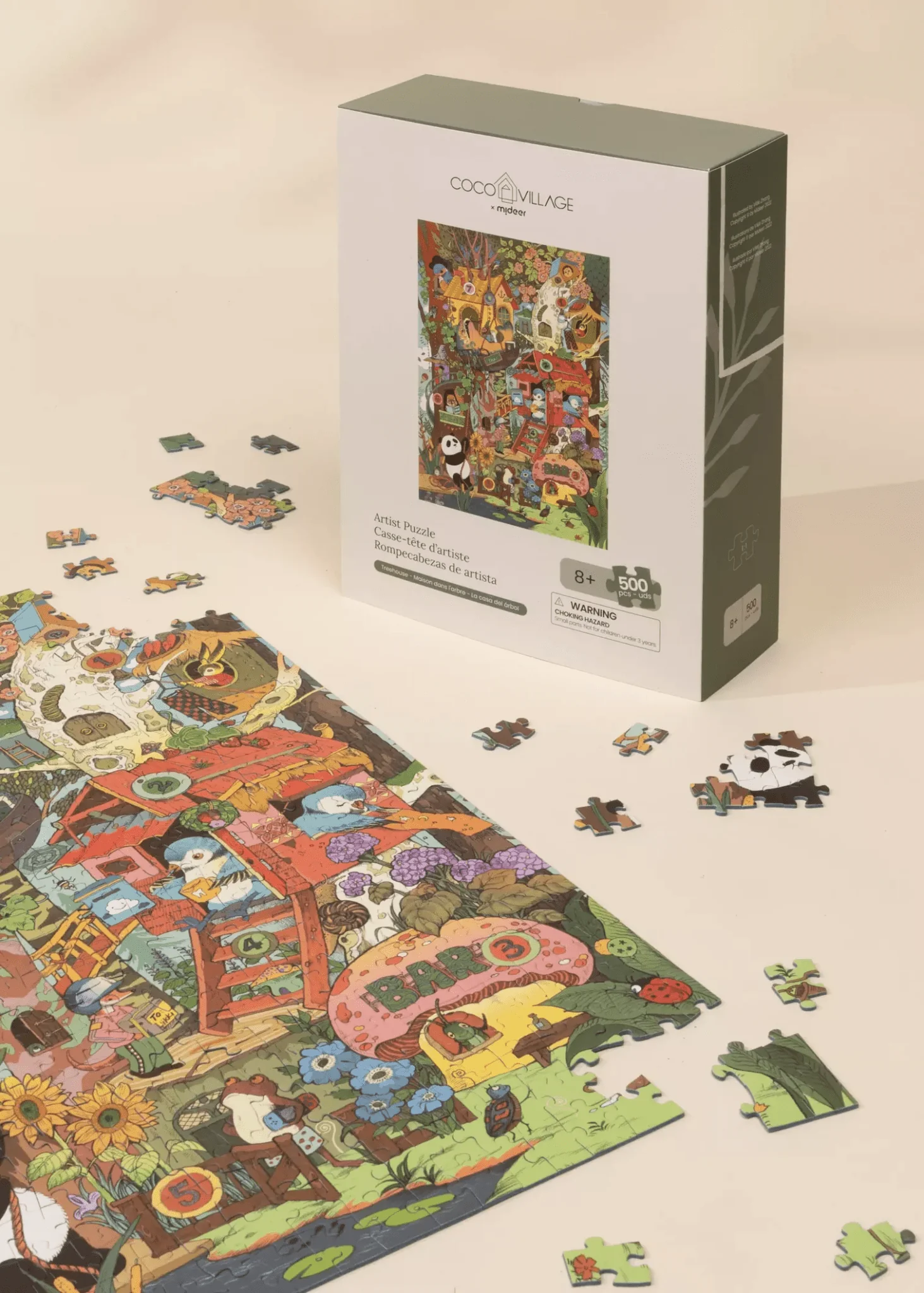 Coco Village Artist Puzzle - Treehouse - 500pcs