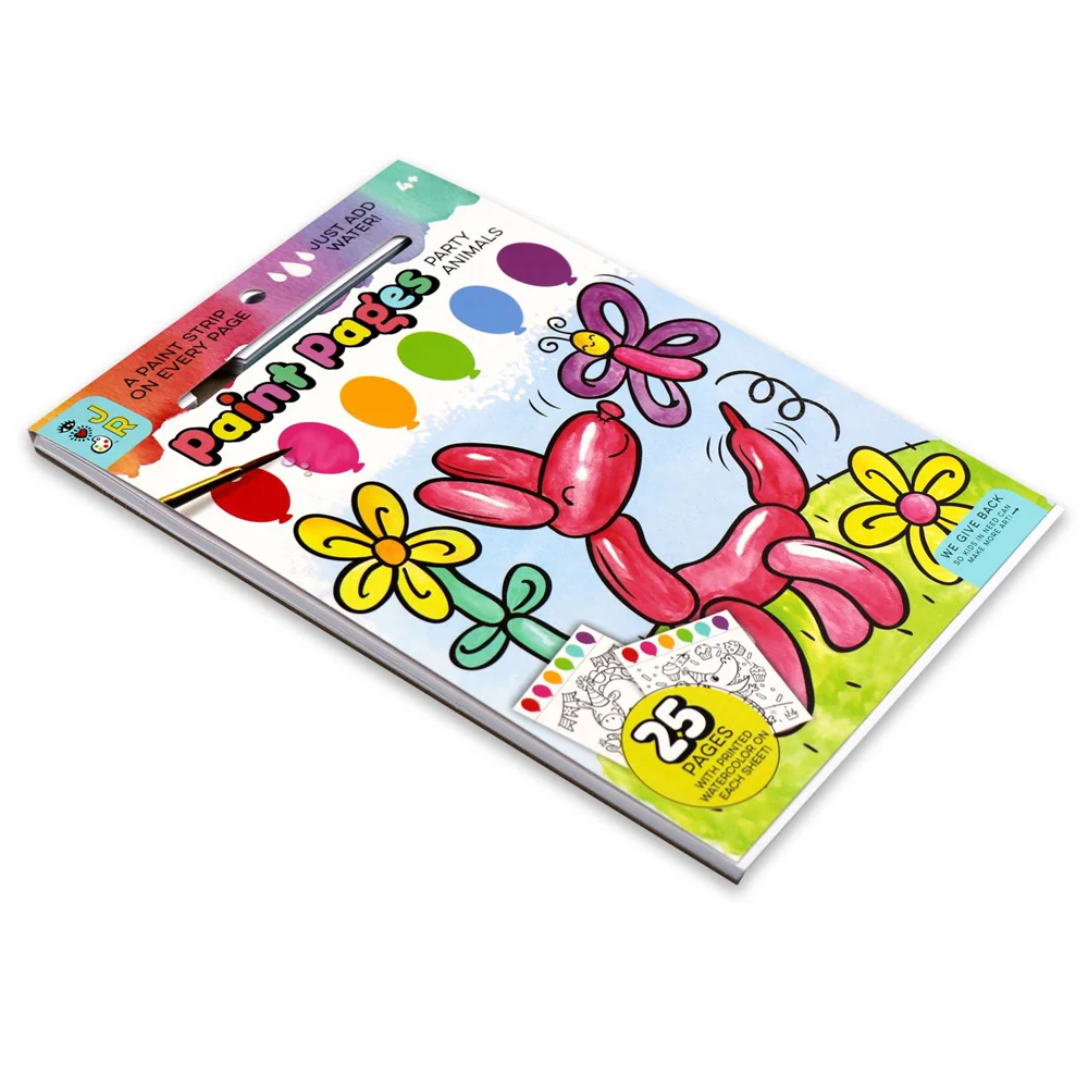 Bright Stripes Paint Pages: Party Animals - Image 10
