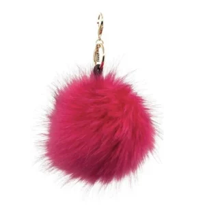 Jane The Brand Faux Single Pom Watermelon Bag Charm