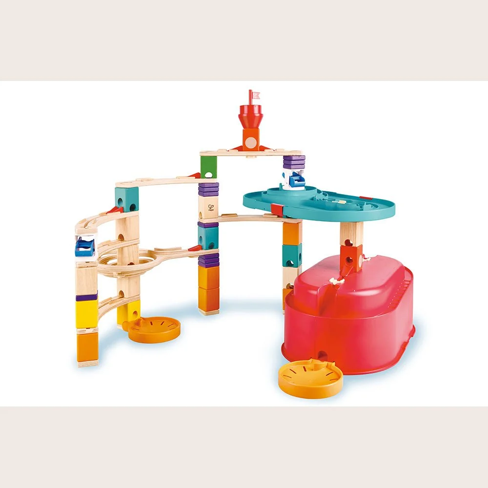 Hape Quadrilla Stack Track Bucket Set - Image 7