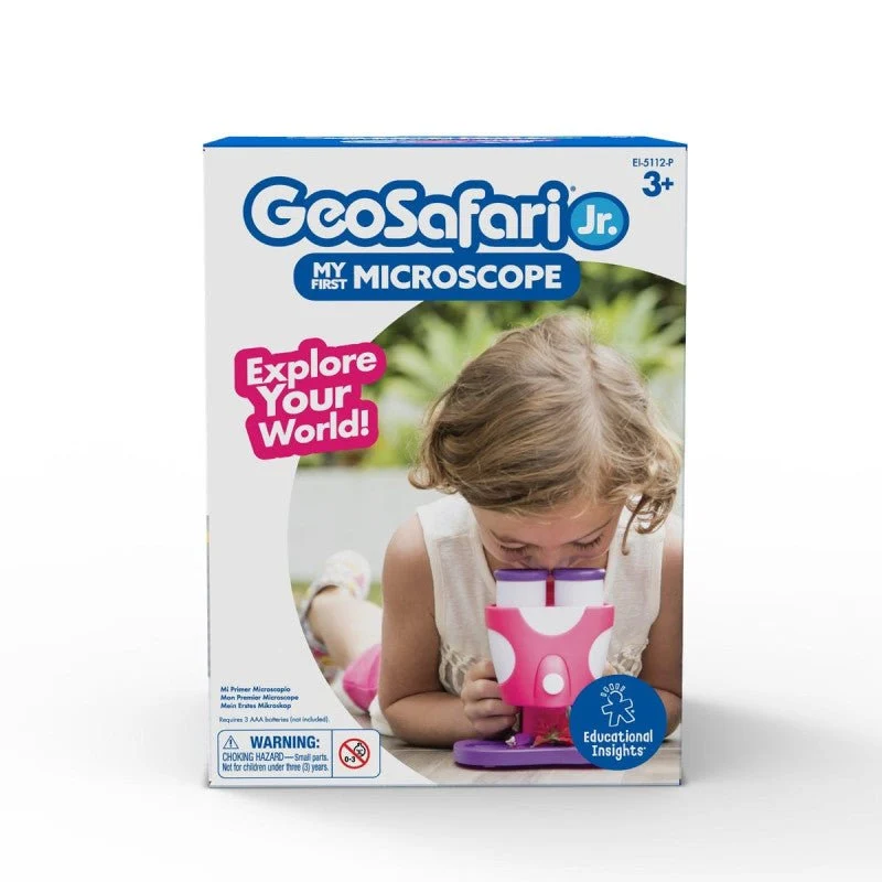 Educational Insights GeoSafari® Jr. My First Microscope (Pink)