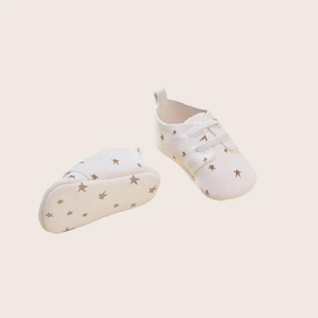 rise little earthling Leather Shoes BUHFW29 - Antique White / 6-12m - Image 2