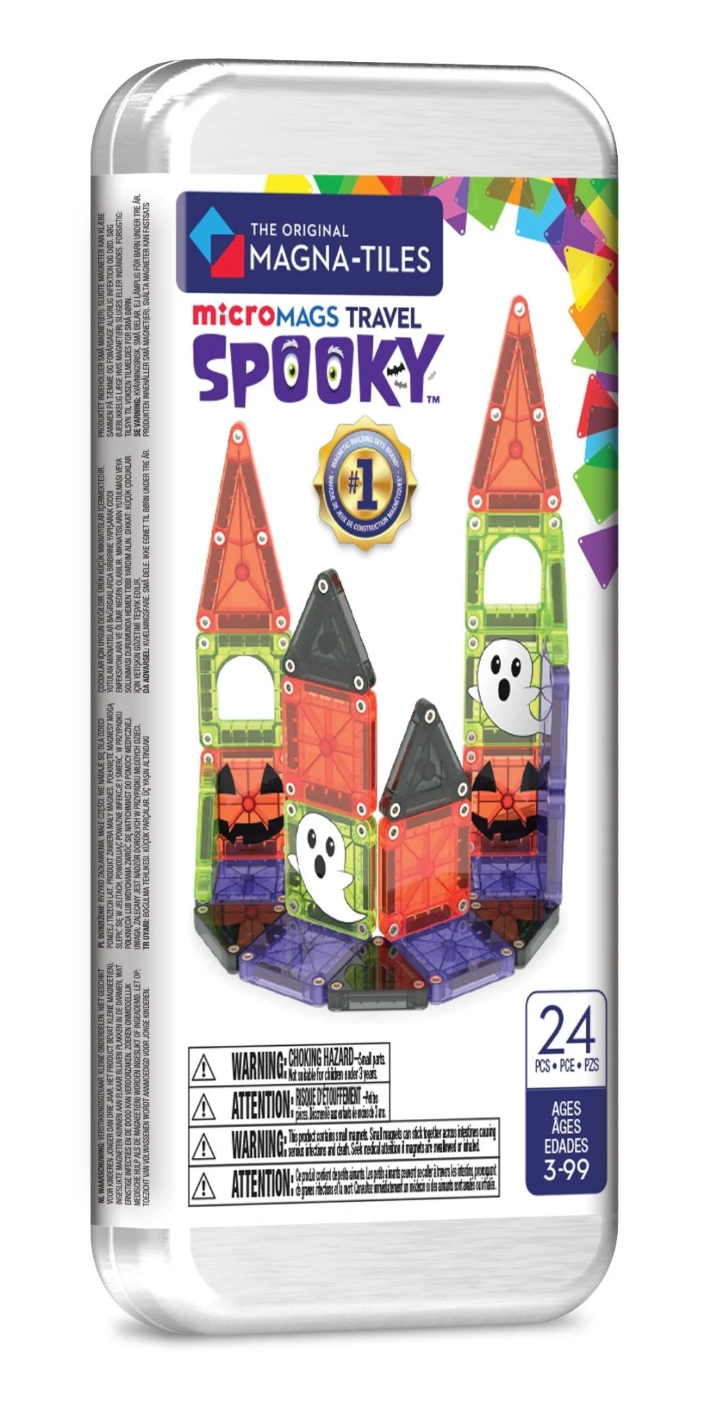 The Original MAGNA-TILES® microMAGS Spooky Travel Set 24-Piece