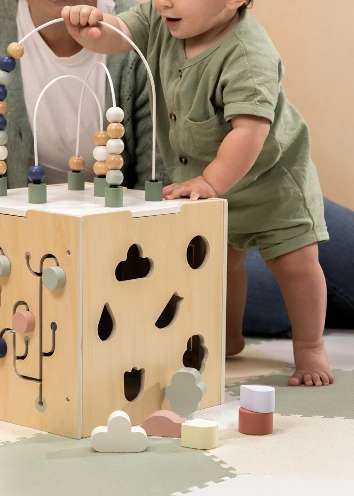 Coco Village Wooden Activity Cube - Image 7