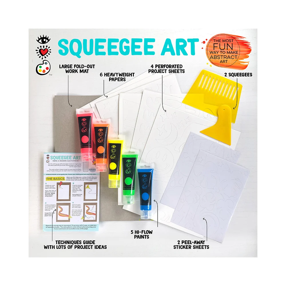 Bright Stripes iHeartArt Squeegee Art - Image 11