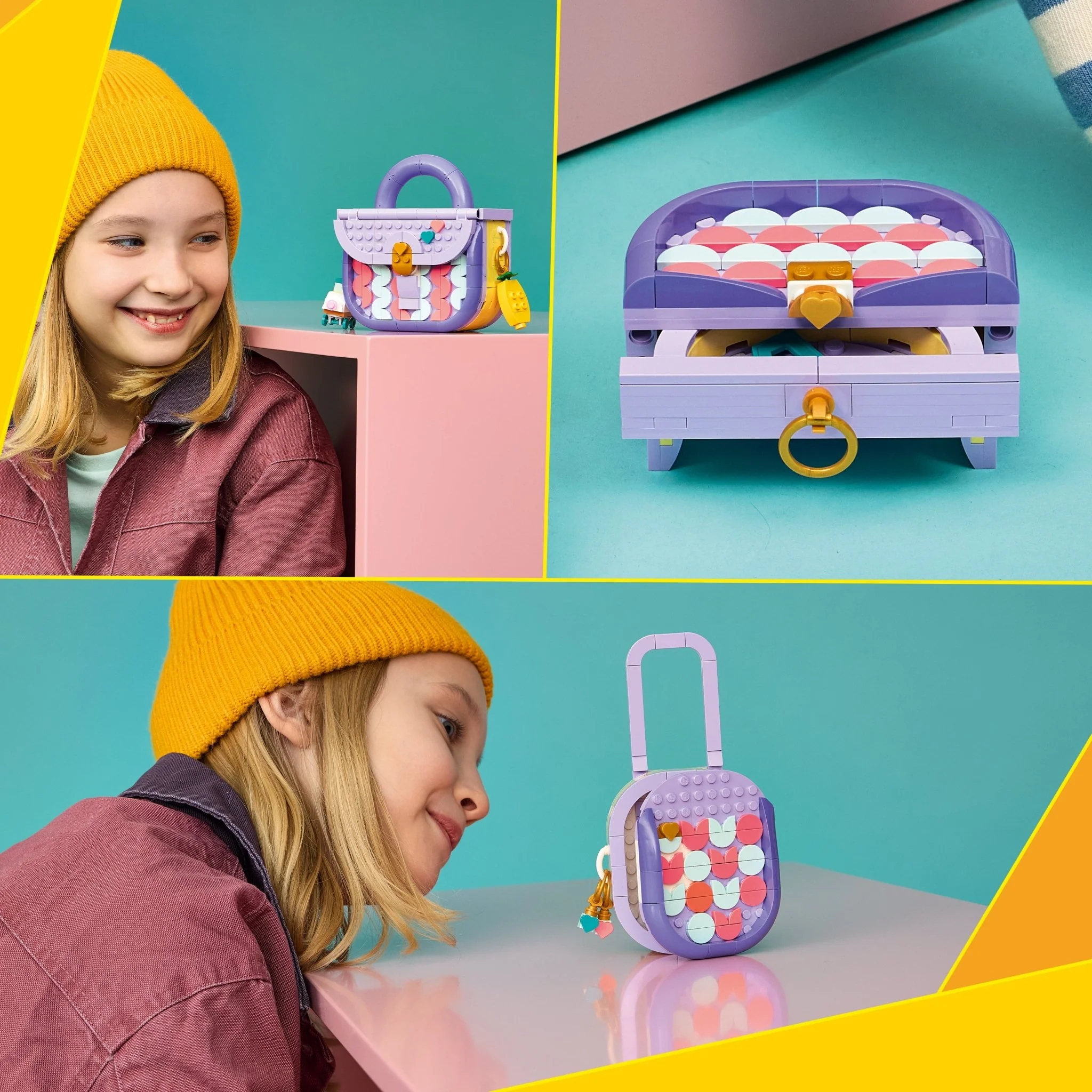LEGO® Creator 3 in 1 Art Fashion Bag with Storage 31391 - Image 3