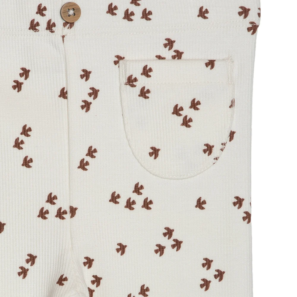 rise little earthling Pocket Leggings Andorra Birds 0-3m - Andorra Birds / 0-3m - Image 5
