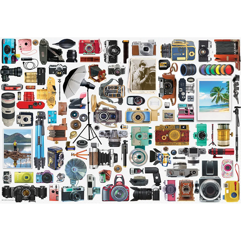 Eurographics Classic Camera Tin 550 PC Puzzle - Image 2