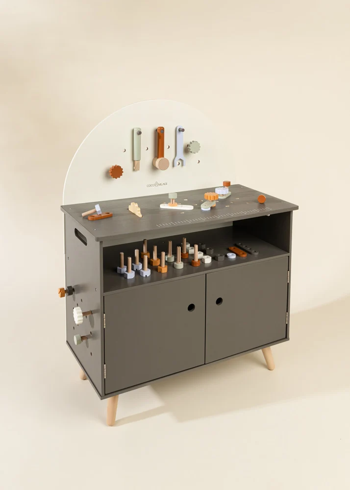 Coco Village Wooden Workbench Playset - Image 20