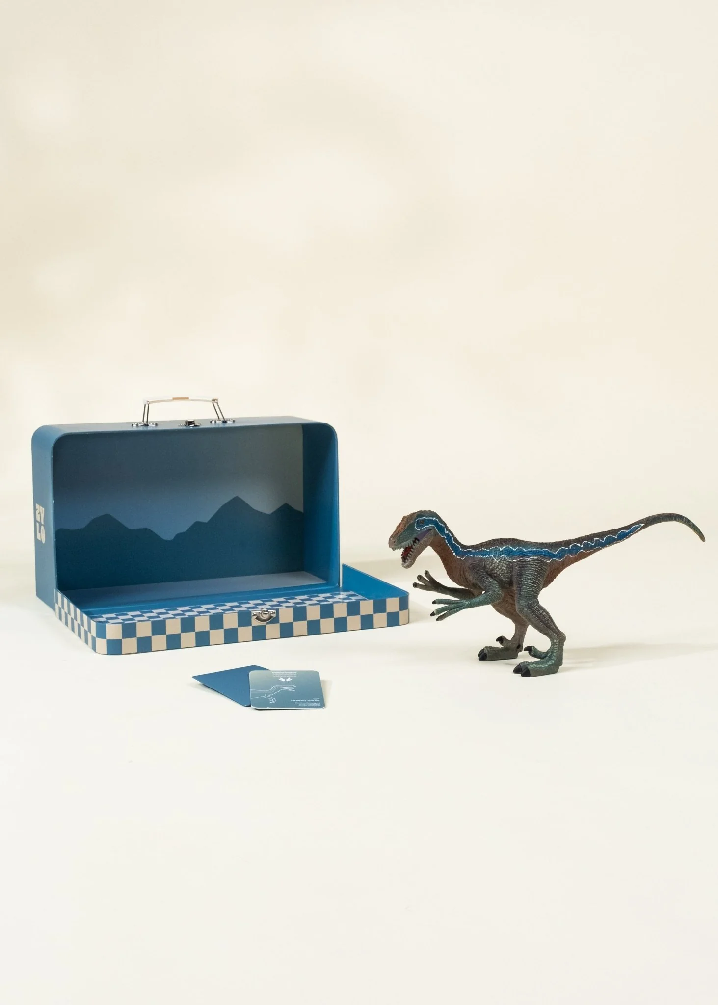 Coco Village Velociraptor Dinosaur in a Collectible Box