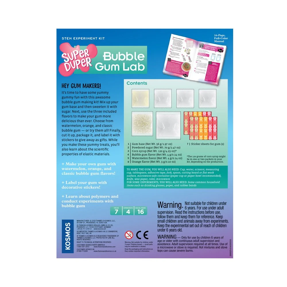 Thames & Kosmos Super Duper Bubble Gum Lab - Image 2