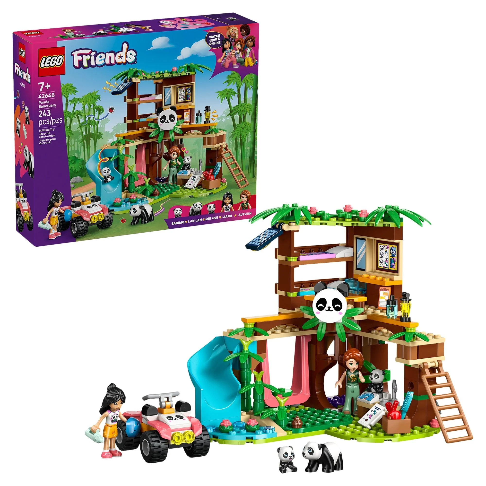 LEGO® Friends Panda Sanctuary Animal Care 42648