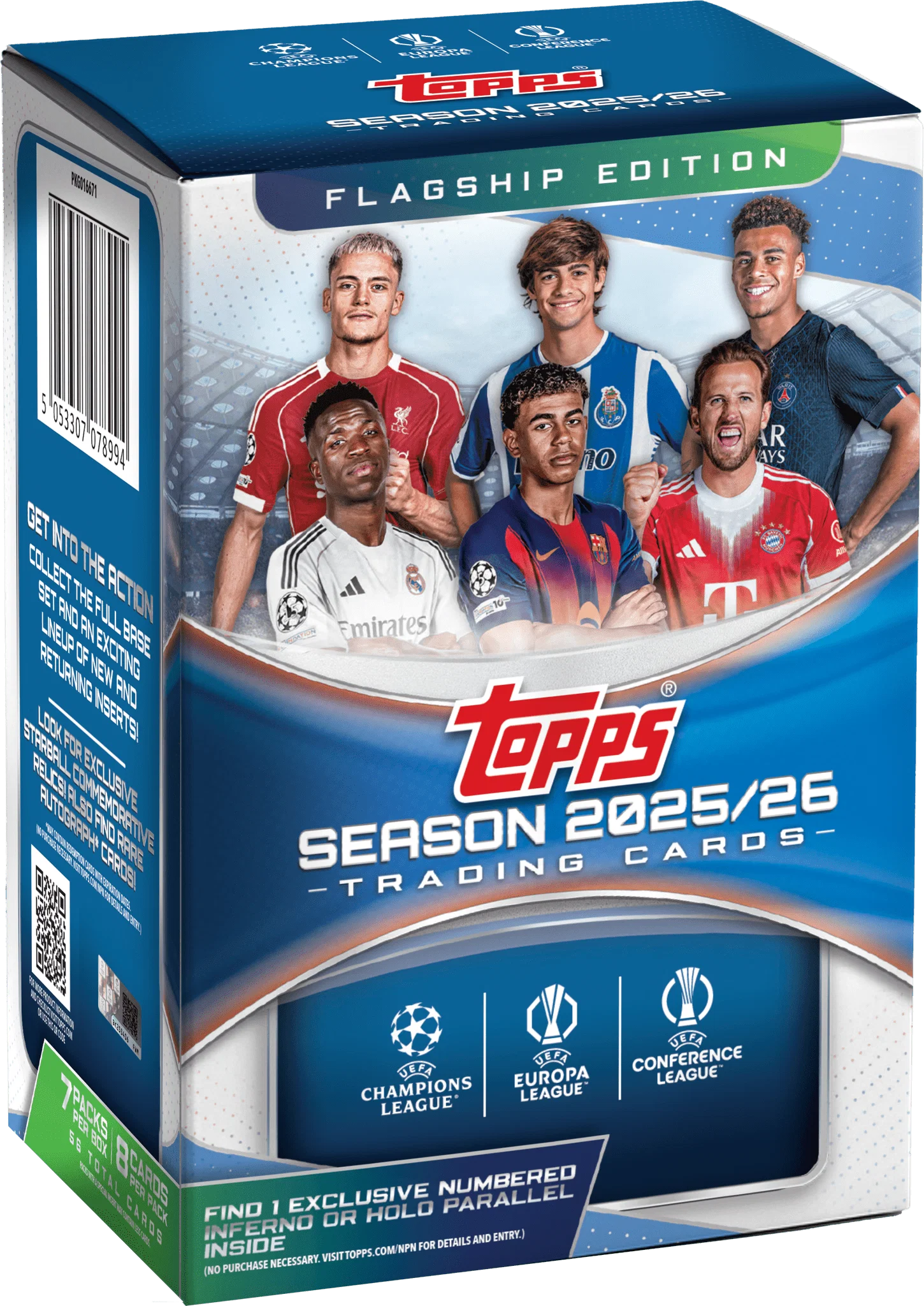 2026 TOPPS UCC Chrome Soccer Value Box