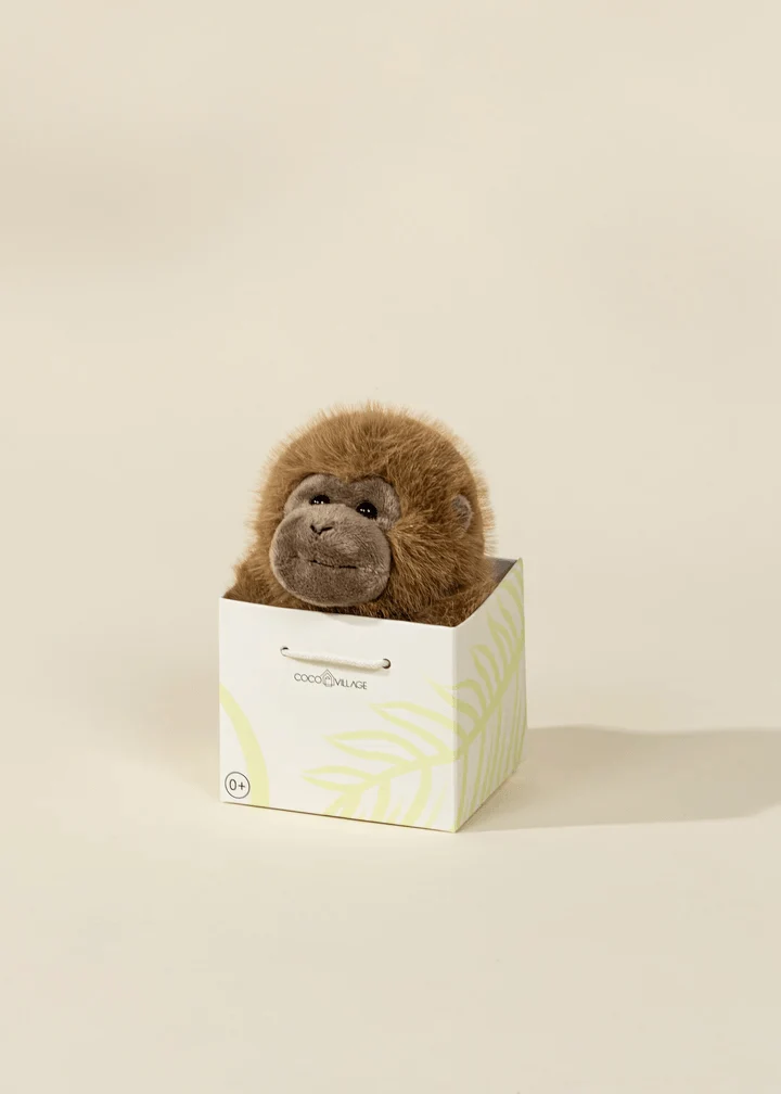 Coco Village Mini Gift Plush Toy Brown Monkey