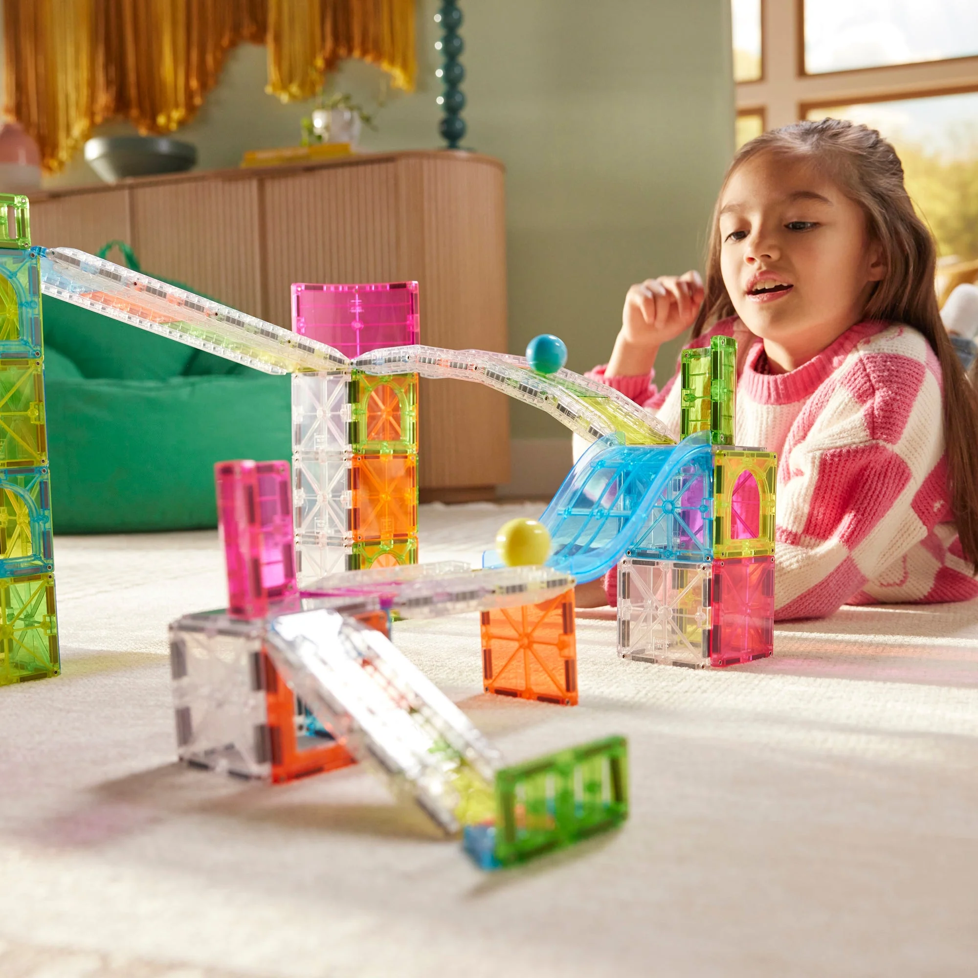 The Original MAGNA-TILES® Rail Racers Max 80-Piece - Image 3