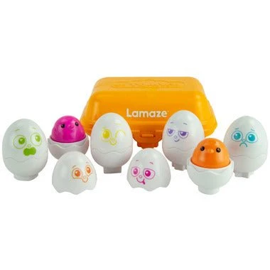 TOMY - Lamaze - New Sort & Squeak Eggs