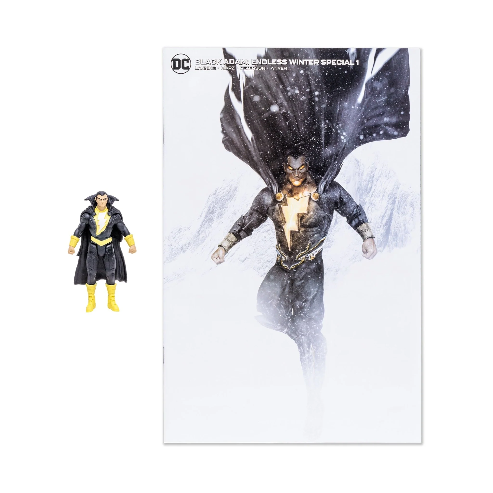 DC Direct - 3" Comic With Figure - Black Adam (Endless Winter) - Image 2