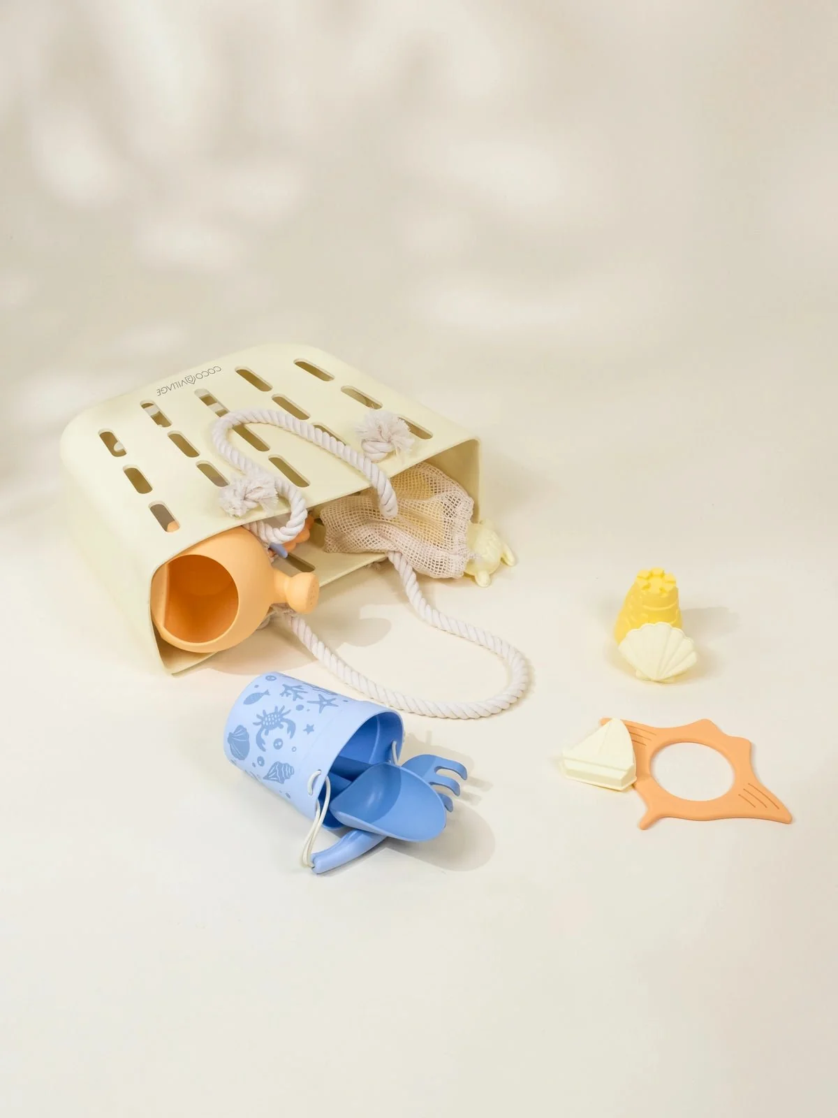 Coco Village Silicone Beach Bucket & Accessories (3 pcs) - Under the sea - Image 3