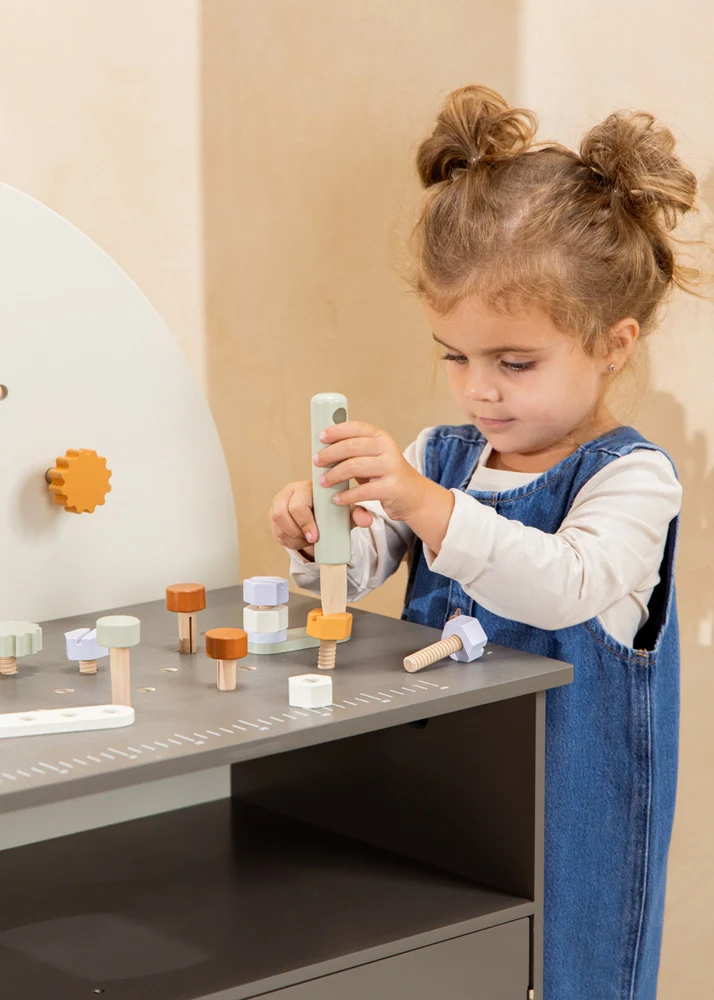 Coco Village Wooden Workbench Playset - Image 36