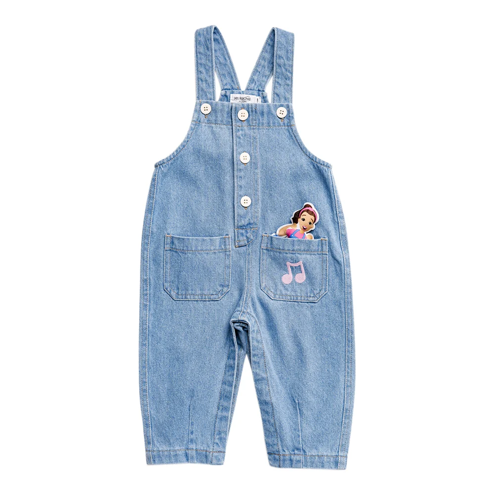Ms.Rachel Signature Overall - Grey Stripe / 2-3y - Image 4