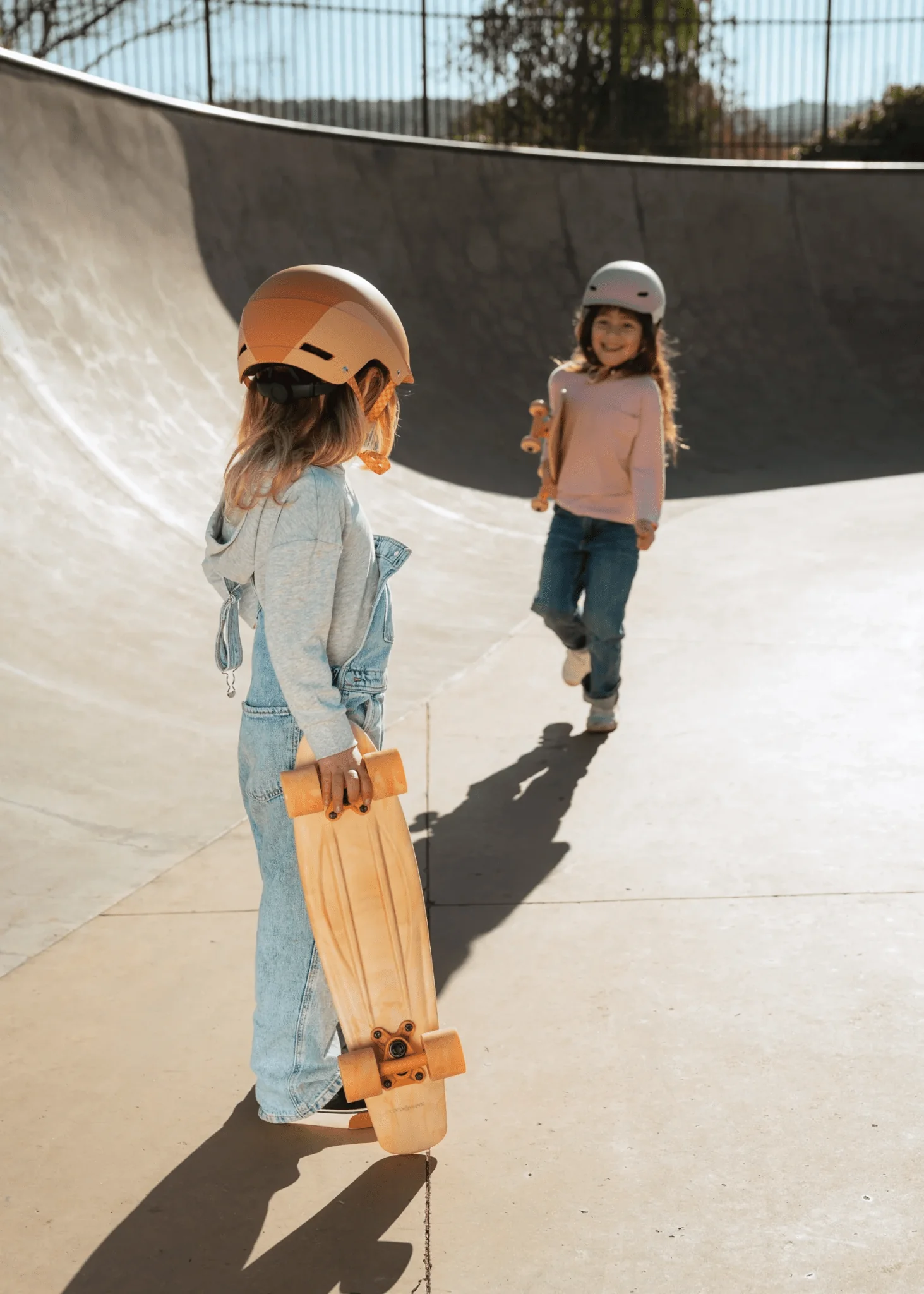 Coco Village Kids’ Pintail Cruiser Skateboard–Grapefruit Marble - Image 2
