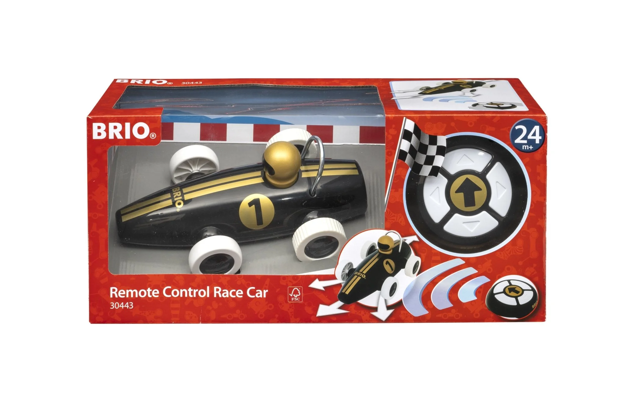 Brio R/C Race Car Black/Gold