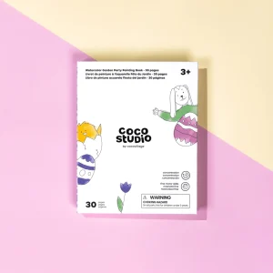 Coco Village Watercolor Garden Party Painting Book - 30 pages