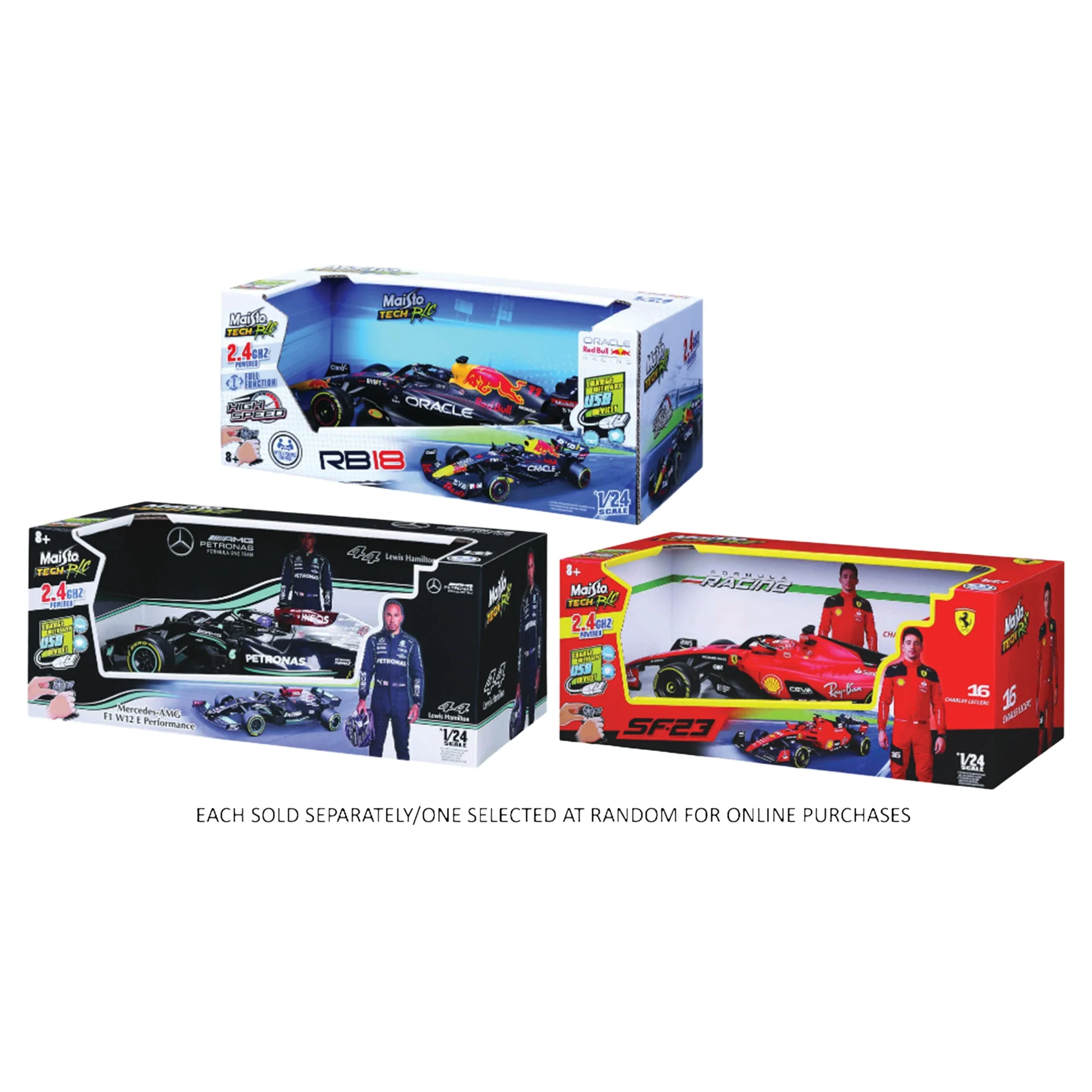 1:24 F1 RC Premium Assorted