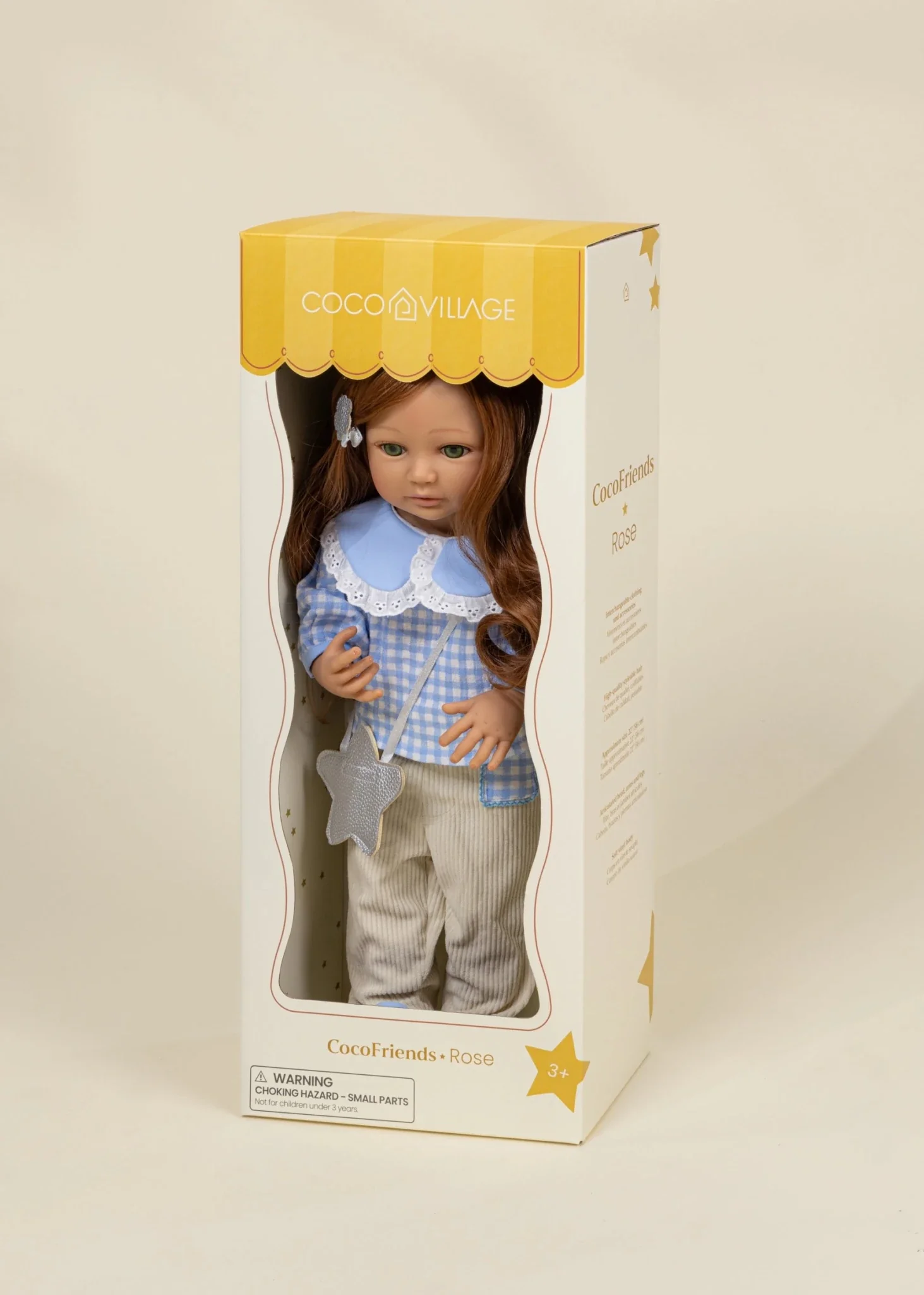 Coco Village Coco Friends Rose – 22" Kids Play Doll - Image 5
