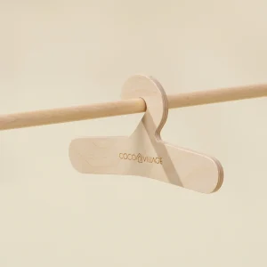 Coco Village Wooden Doll Clothes Hangers (8 Pcs)